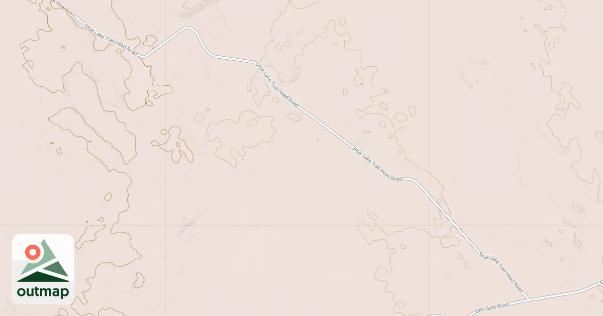 Map of SITUK LAKE TRAIL HEAD