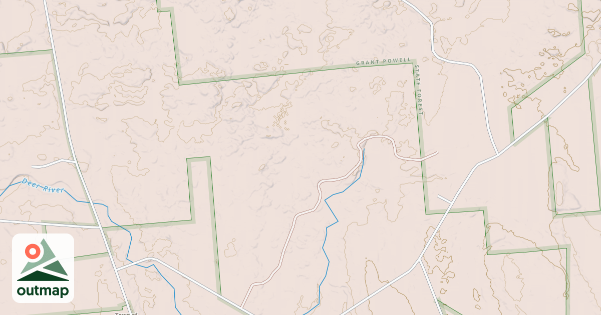 Map of Tom Sawyer Trail