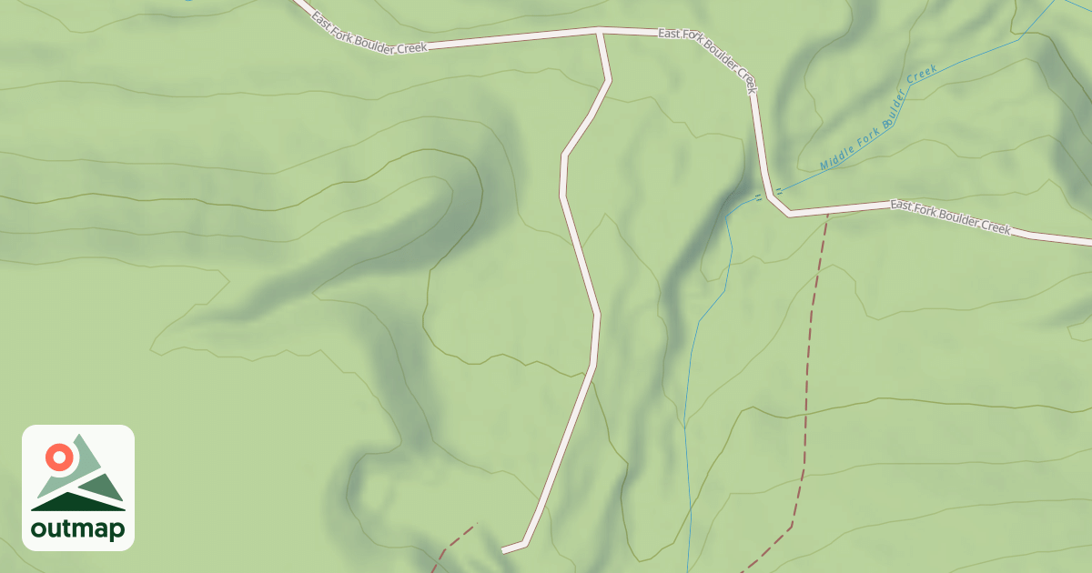 Map of EF BOULDER GRAVEL PIT
