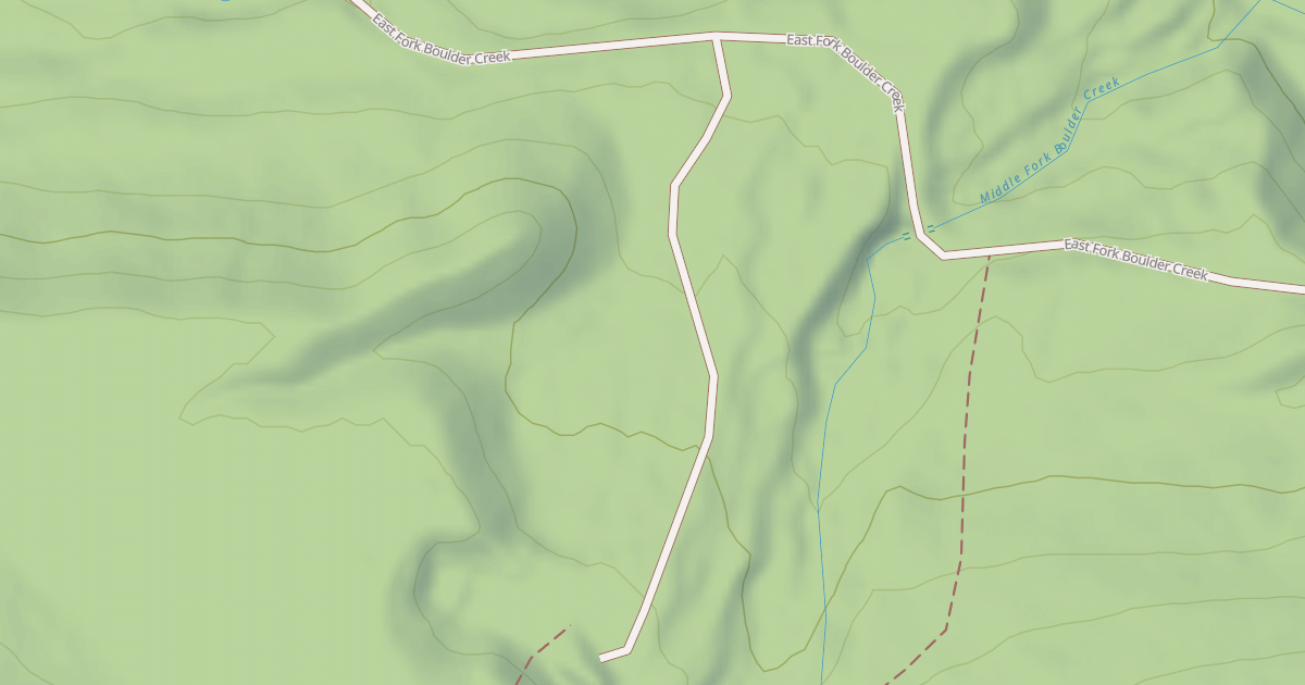 Map preview of EF BOULDER GRAVEL PIT