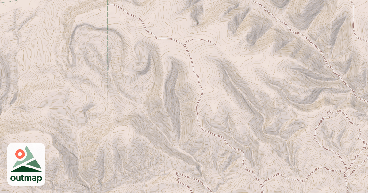 Map of Bluff Mtn Jeep