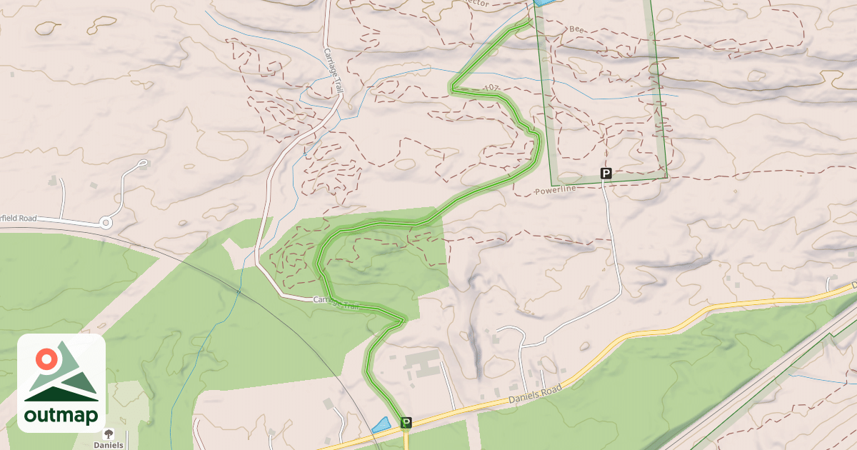 Map of Carriage Trail