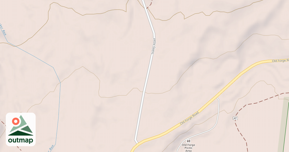 Map of Michaux State Forest – Snowmobile Trail System (Southern)
