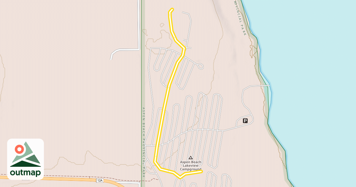 Map of Aspen Loop