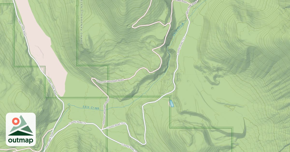 Map of SKIN CREEK