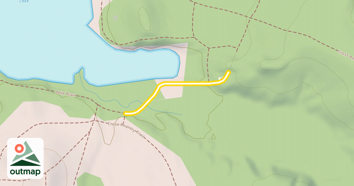 Map of Lake / Cross Country Trail