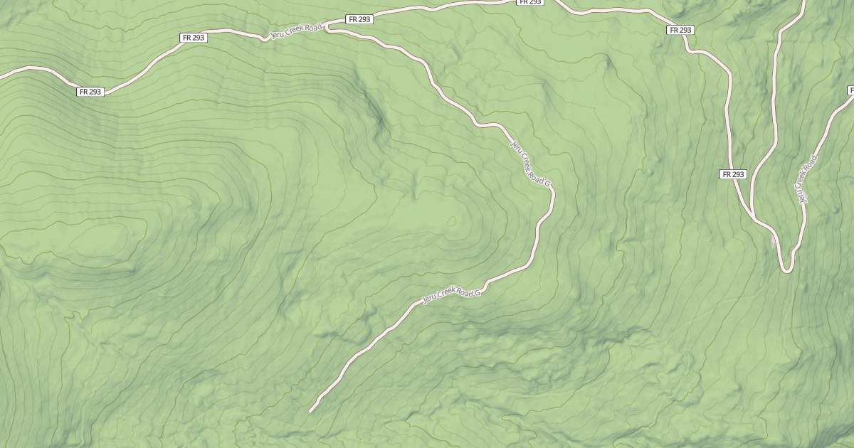 Map preview of JERU CREEK G