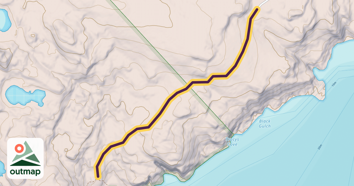 Map of La Manche Village Path