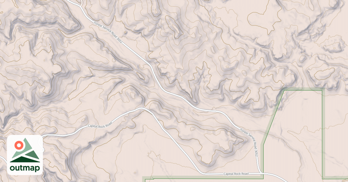 Map of WICKHAM GULCH PICNIC AREA