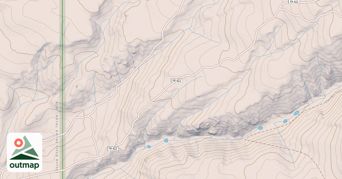 Map of SAWMILL RIDGE