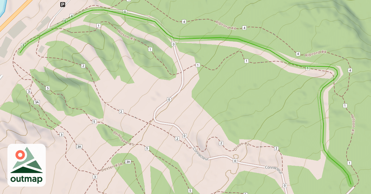 Map of 1-Lévesque
