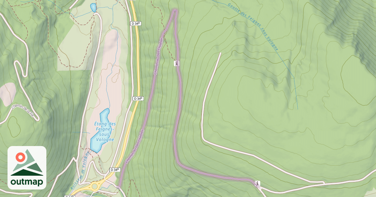 Map of Chemin du Bas Chitelet