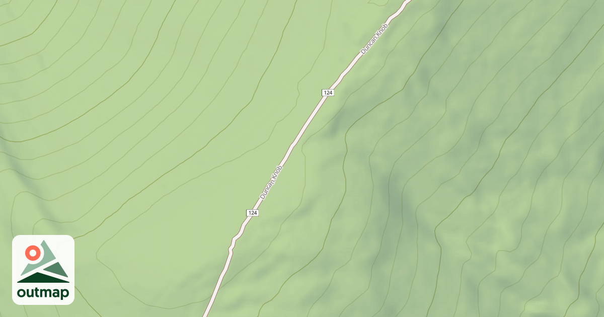Map of DUNCAN KNOB