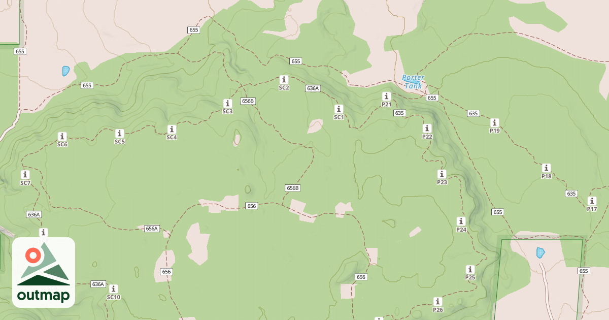Map of USFS National Forest System Roads {A03A1CC2-7799-4588-9495-42C9AE7BA931}