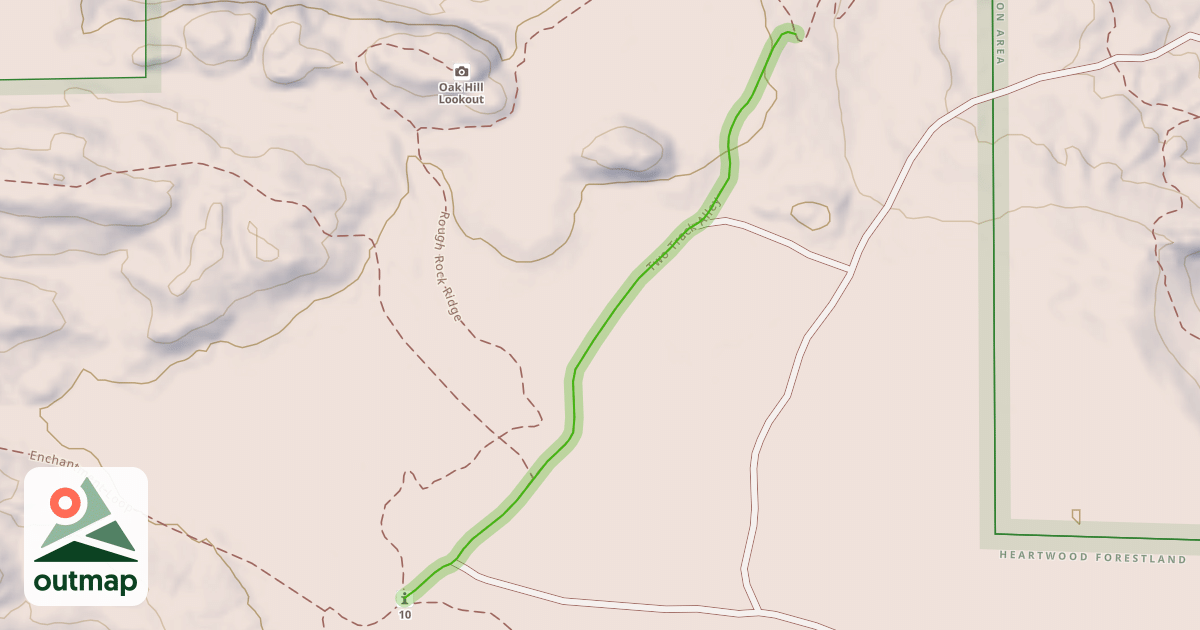 Map of Two Track Alley