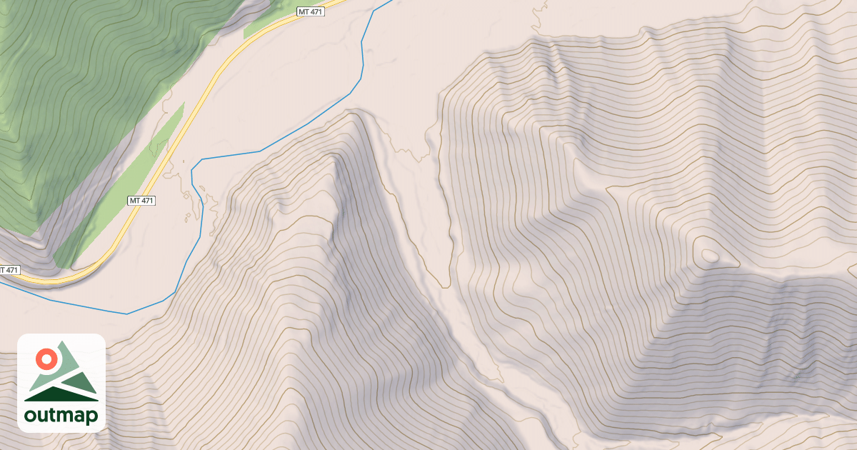 Map of DAISY CREEK