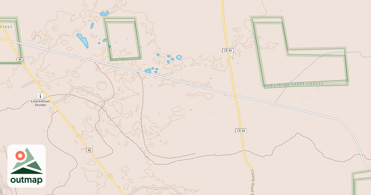 Map of Cutfoot Horse Trail I