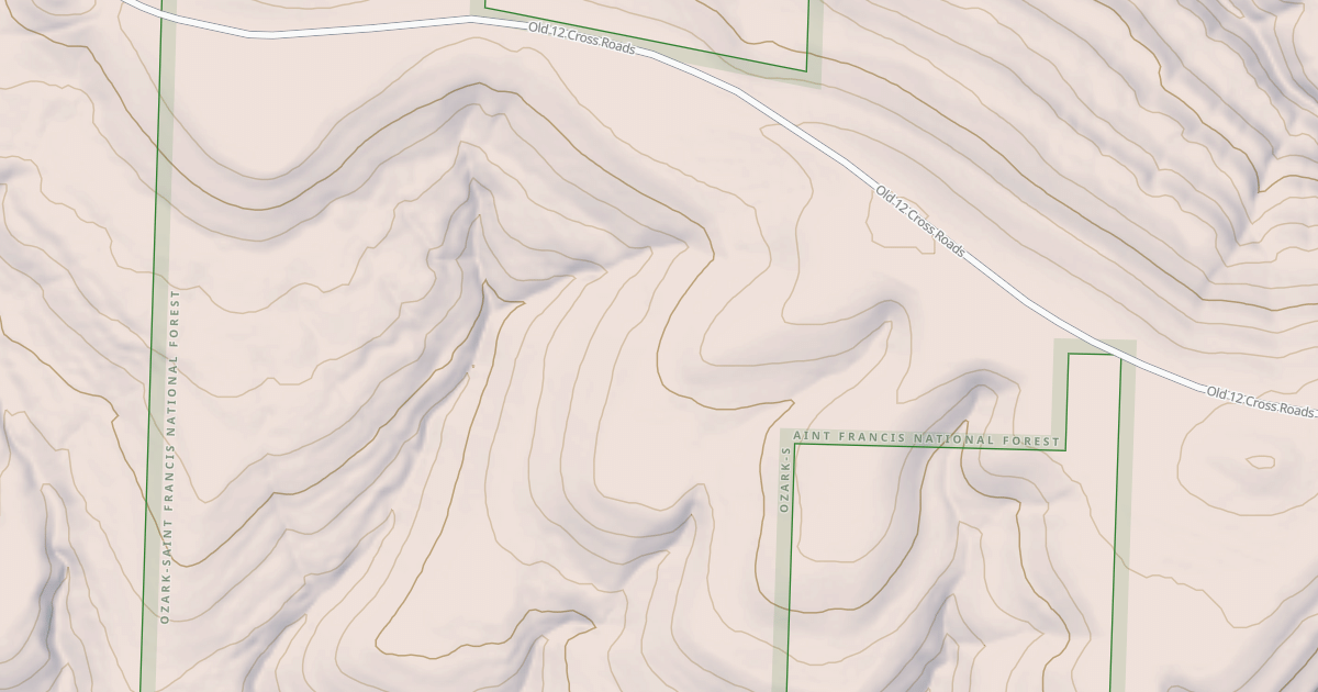Map preview of USFS National Forest System Roads {694B8803-7F2C-47D4-A52E-DC2B53C51B46}