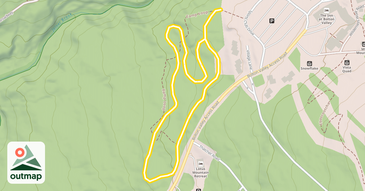 Map of Camp Ride / Picnic Loop