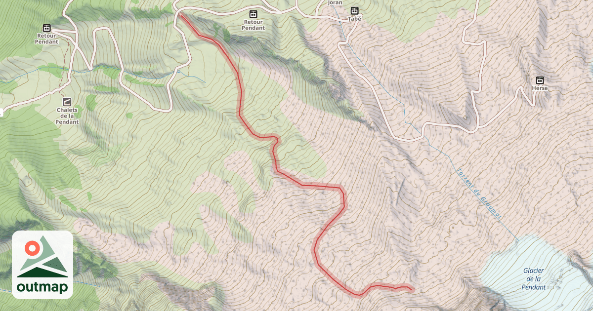 Map of Chamois