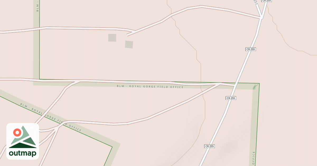 Map of BLM National GTLF Public Motorized Roads a01fbf82-da61-487e-9c63-205916f2d49f