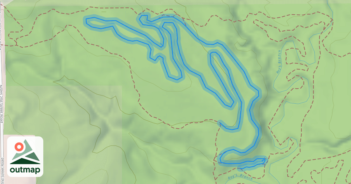 Map of Krug Park Trail