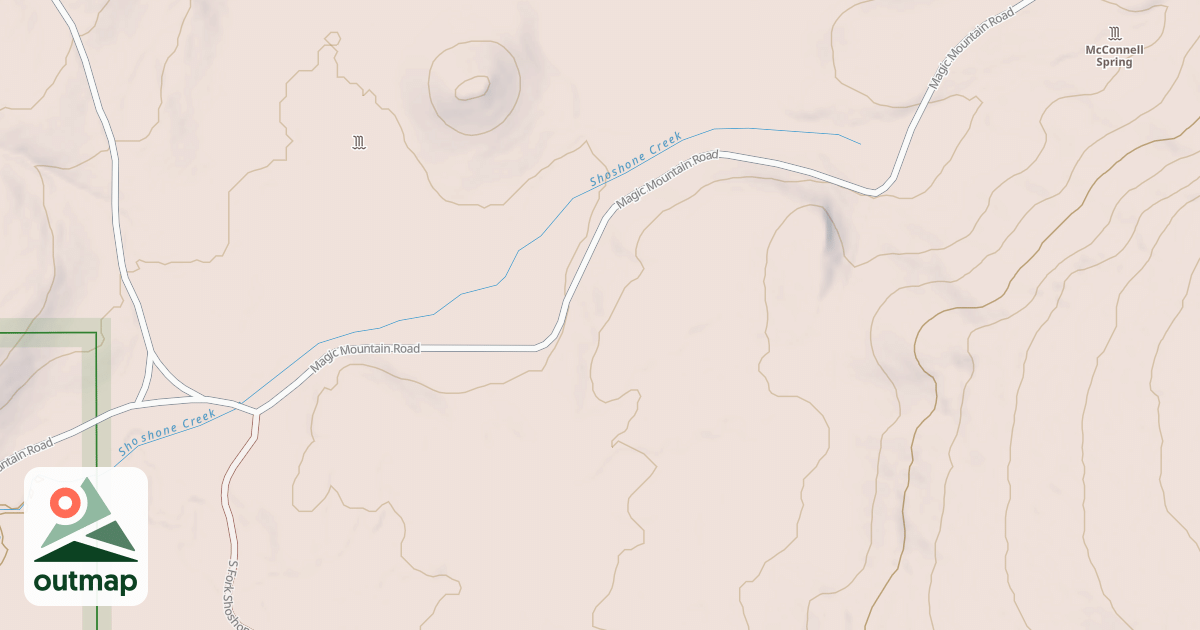 Map of Wagonwheel Springs Loop
