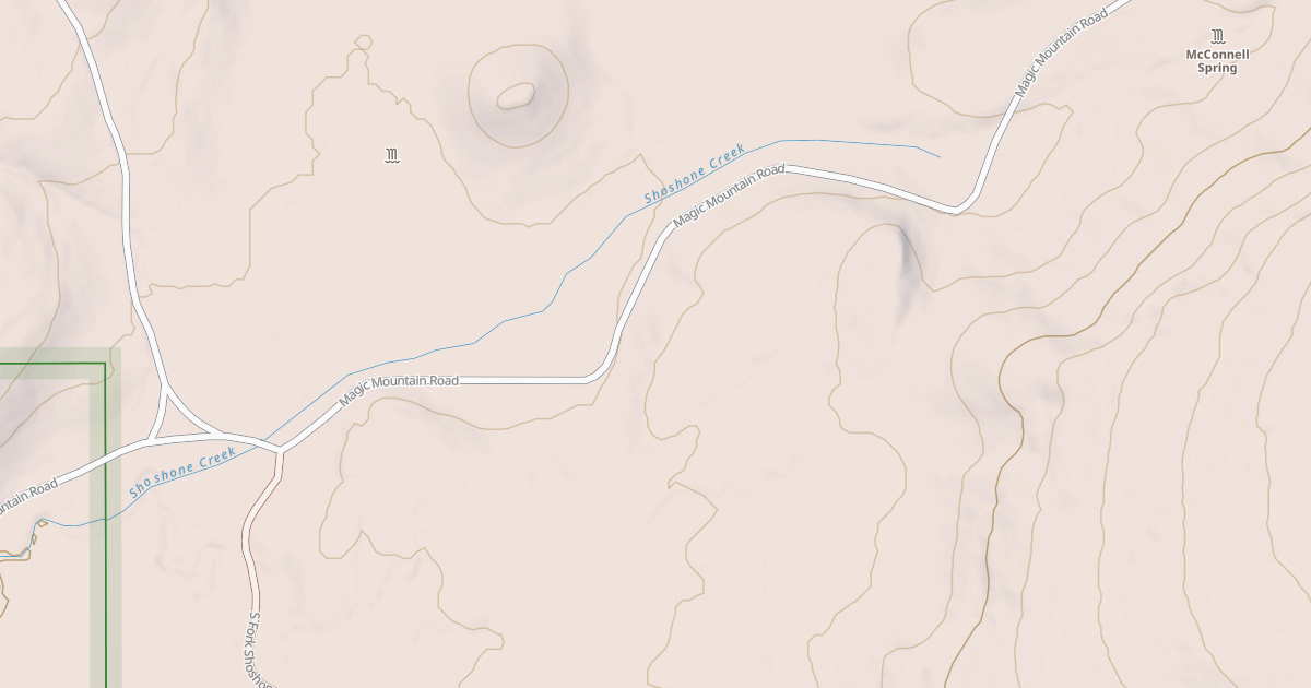 Map preview of Wagonwheel Springs Loop