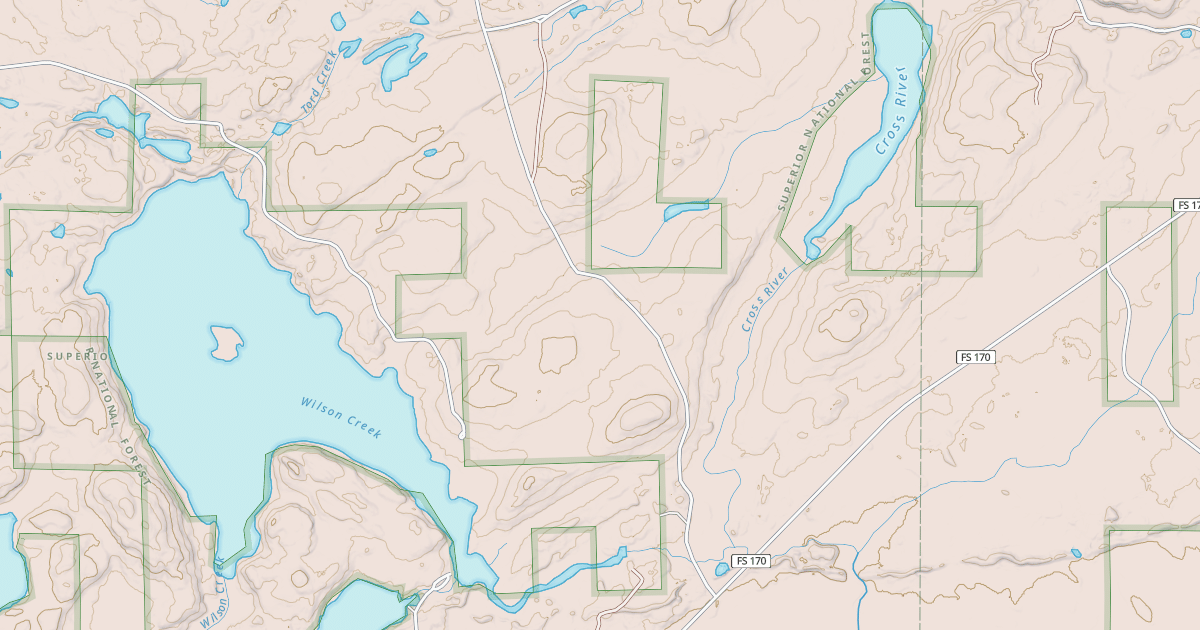Map preview of CROSS/ WRINGER ATV A