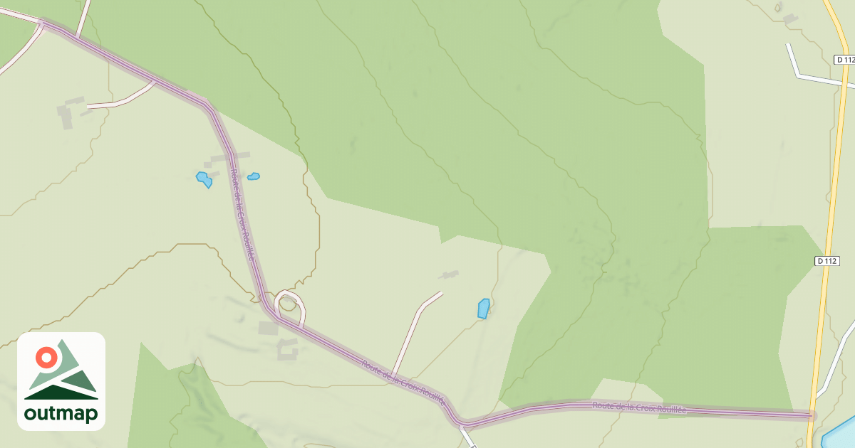Map of Route de la Croix Rouillée
