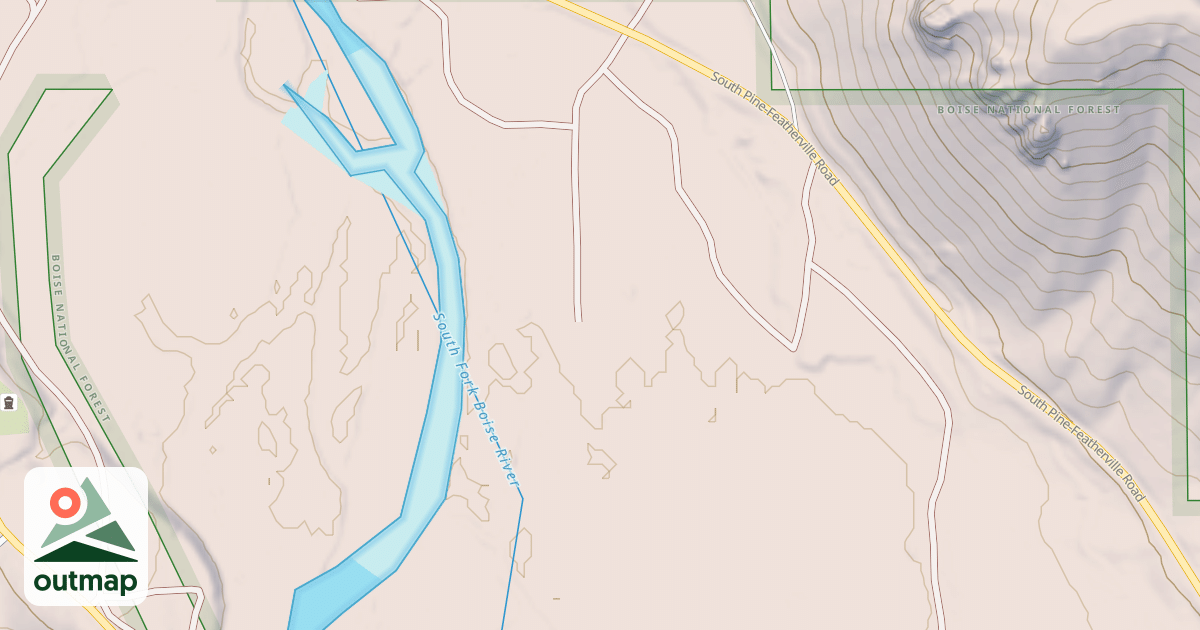 Map of ANDERSON BACKWATER