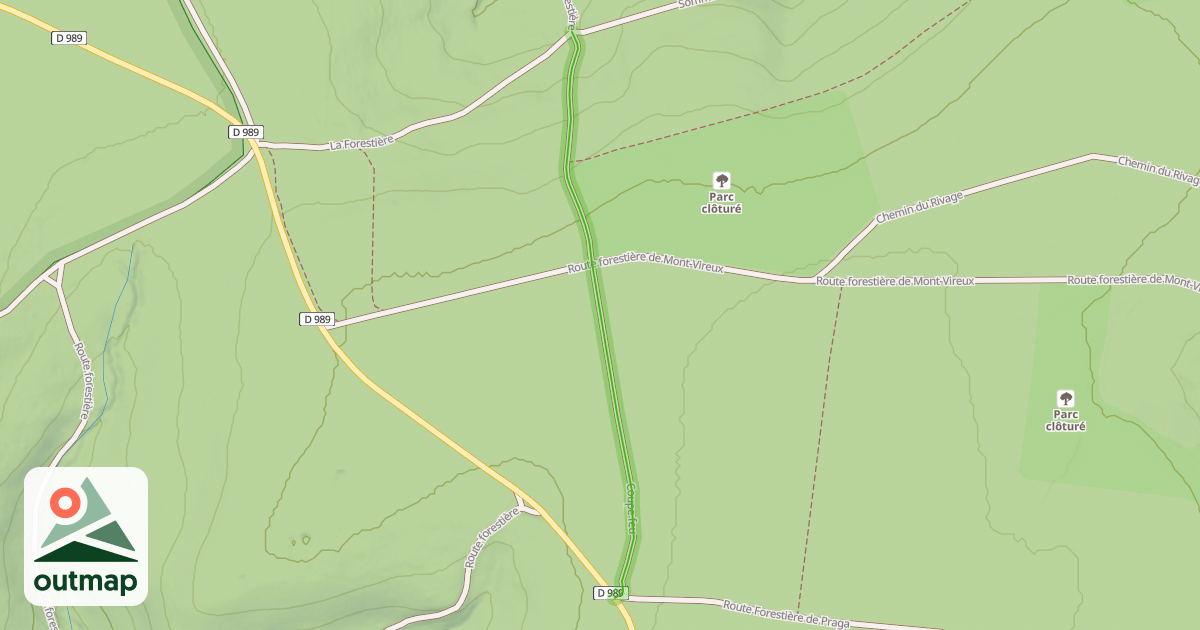Map of Coupe feu
