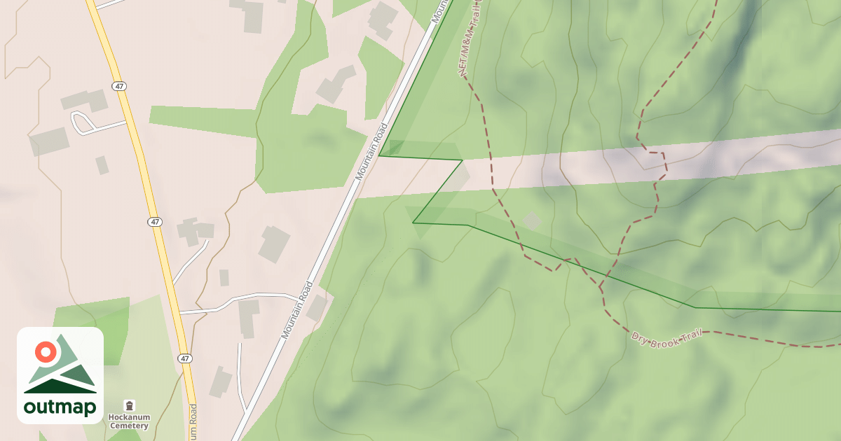 Map of Metacomet - Monadnock Trail
