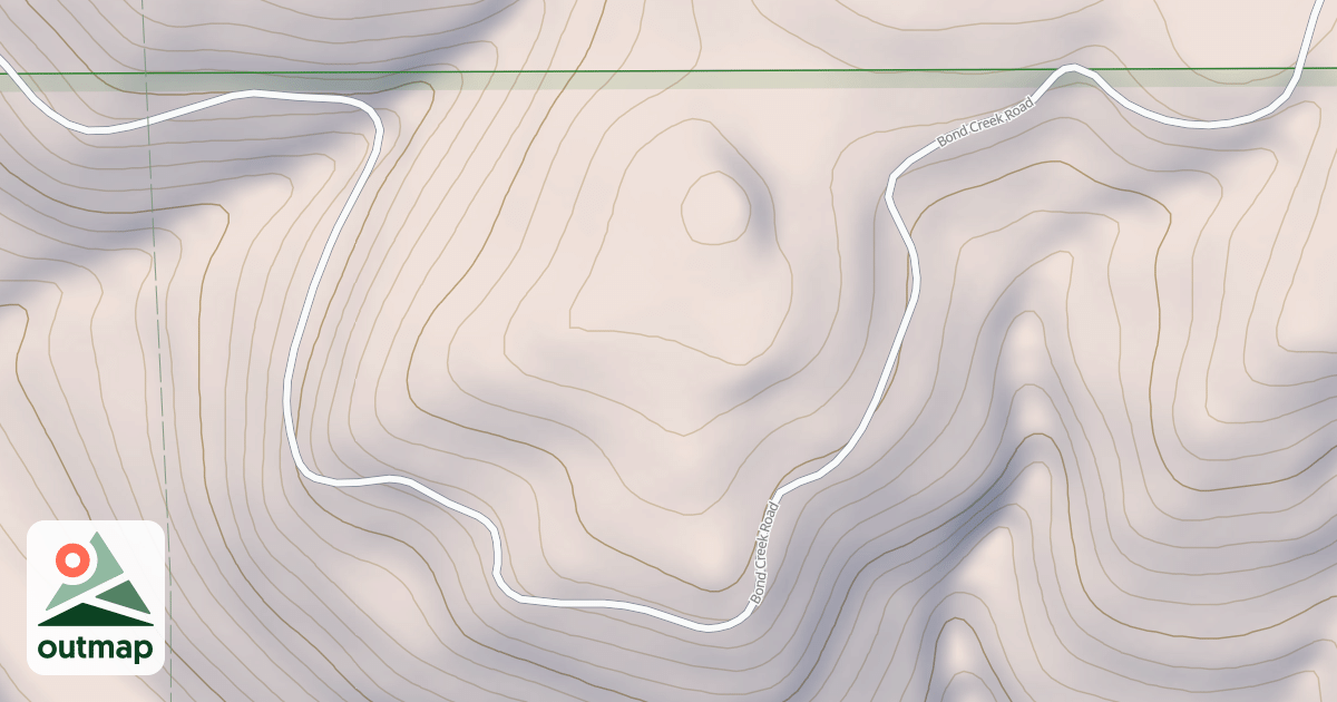 Map of BOND CREEK