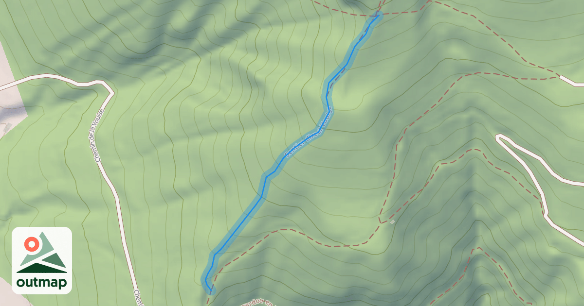 Map of Chemin de la «Marie Bâton»