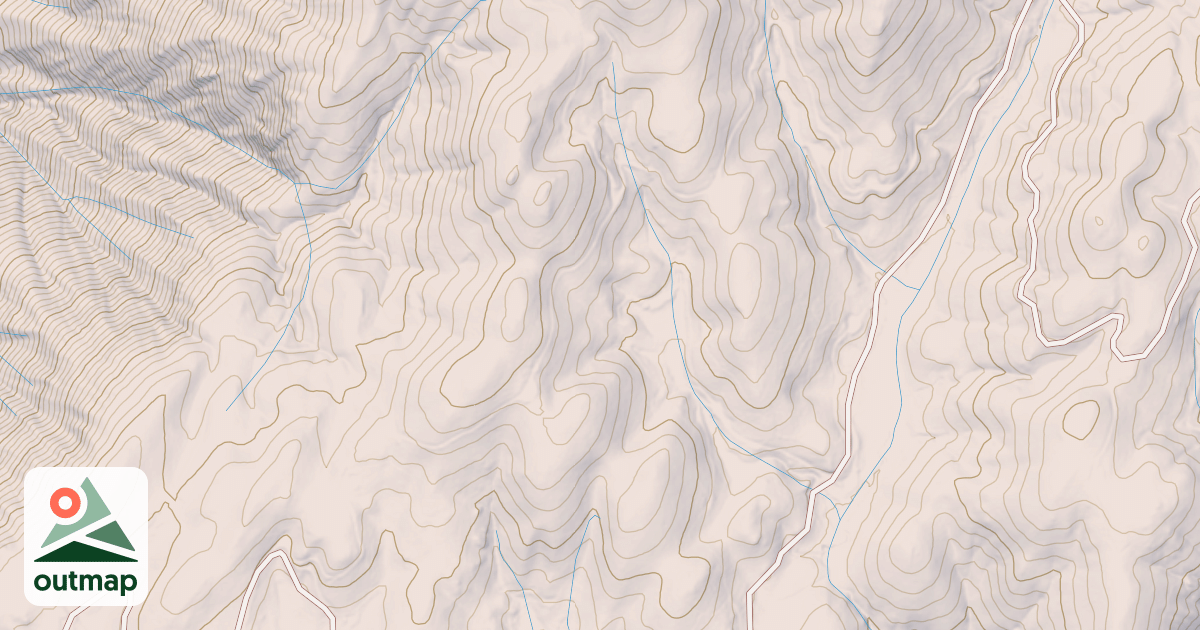 Map of BIG RAVINE FACE