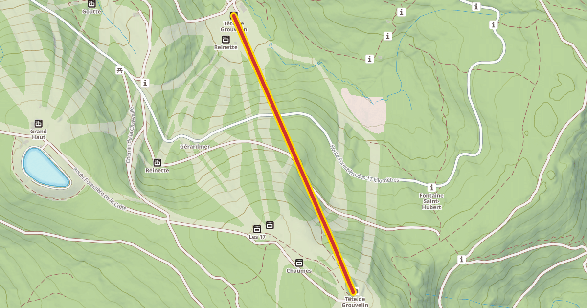 Map preview of Tête de Grouvelin