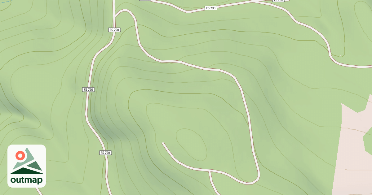 Map of BEAR CAMP T.S.