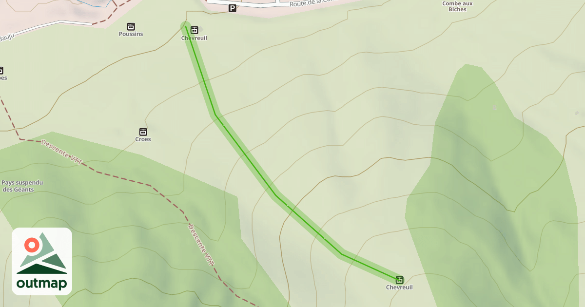 Map of Chevreuil