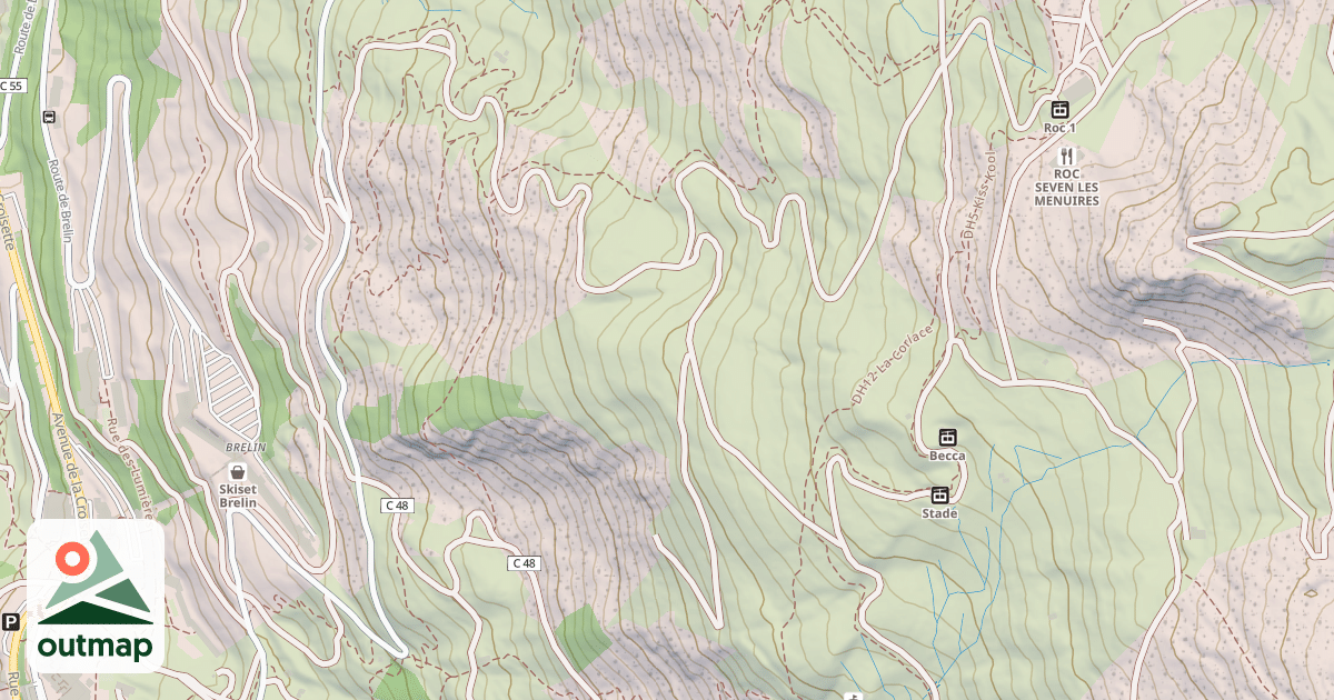 Map of Roc'n'Bob