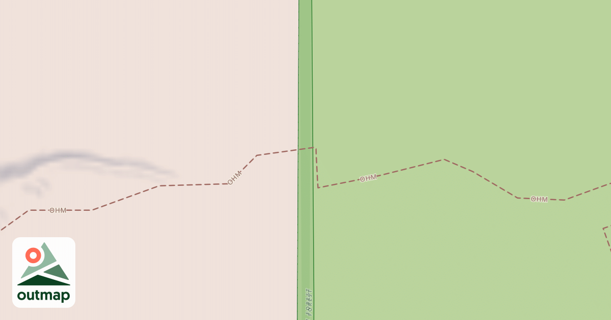 Map of Straight Arrows Trail in Douglas