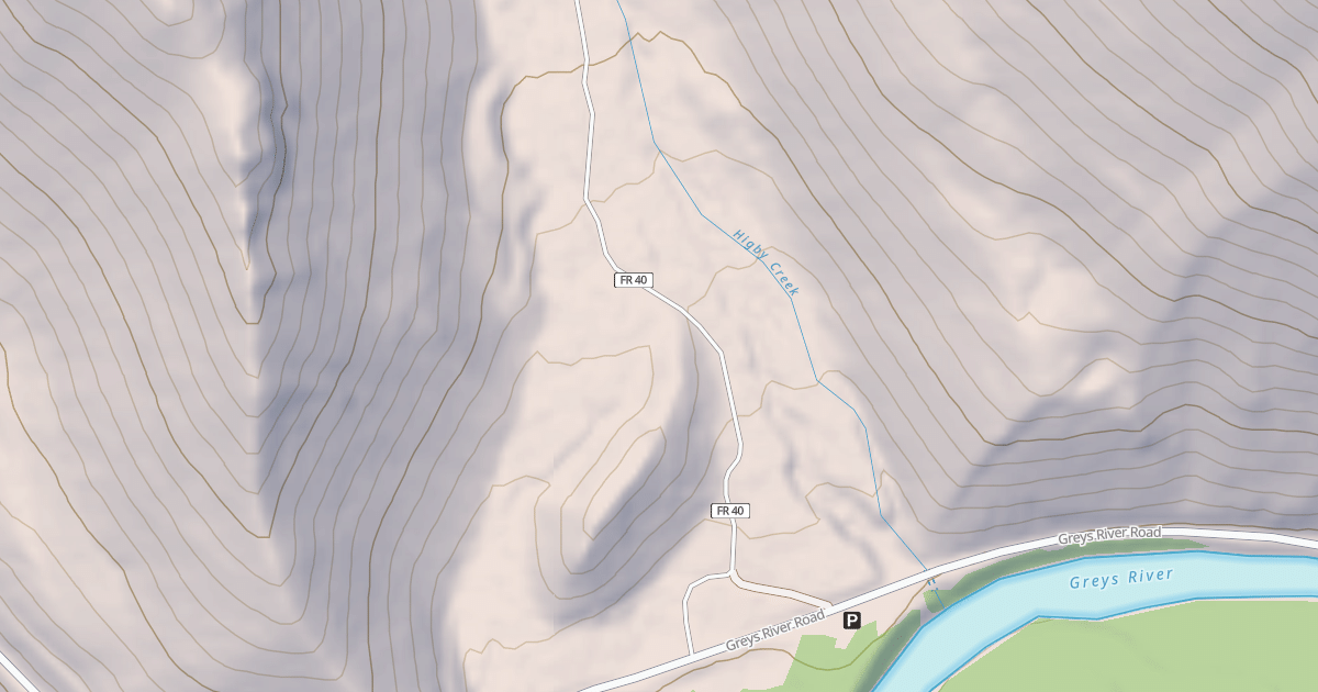 Map preview of HIGBY CREEK
