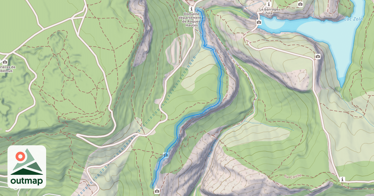 Map of La Goral