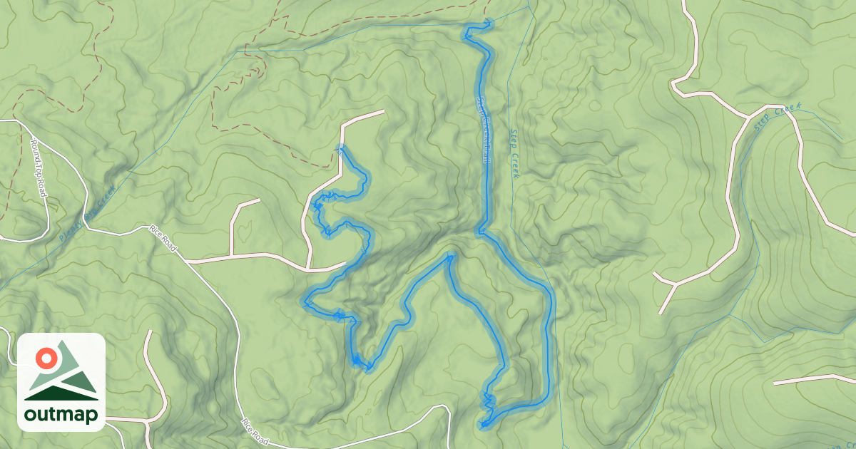 Map of Step Creek Trail