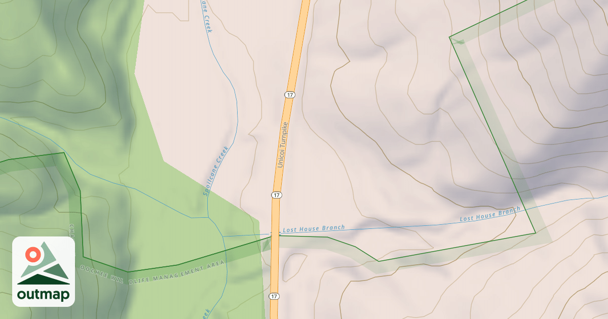 Map of SCENIC BYWAY