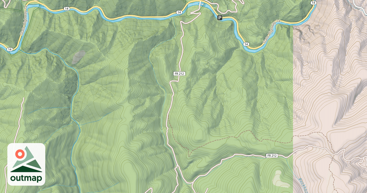 Map of BUCKHORN CR
