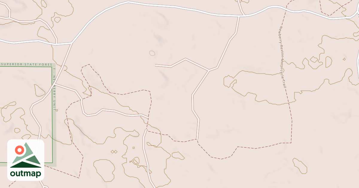 Map of Newberry-rexton Motorcycle Trail
