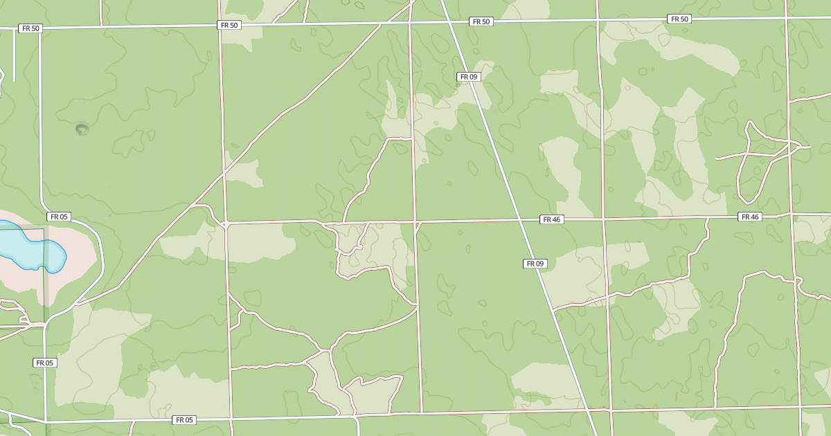 Map preview of USFS Motor Vehicle Use Map Roads {449423FF-B2F3-4CE7-ACF8-36BEDE5E9F9C}