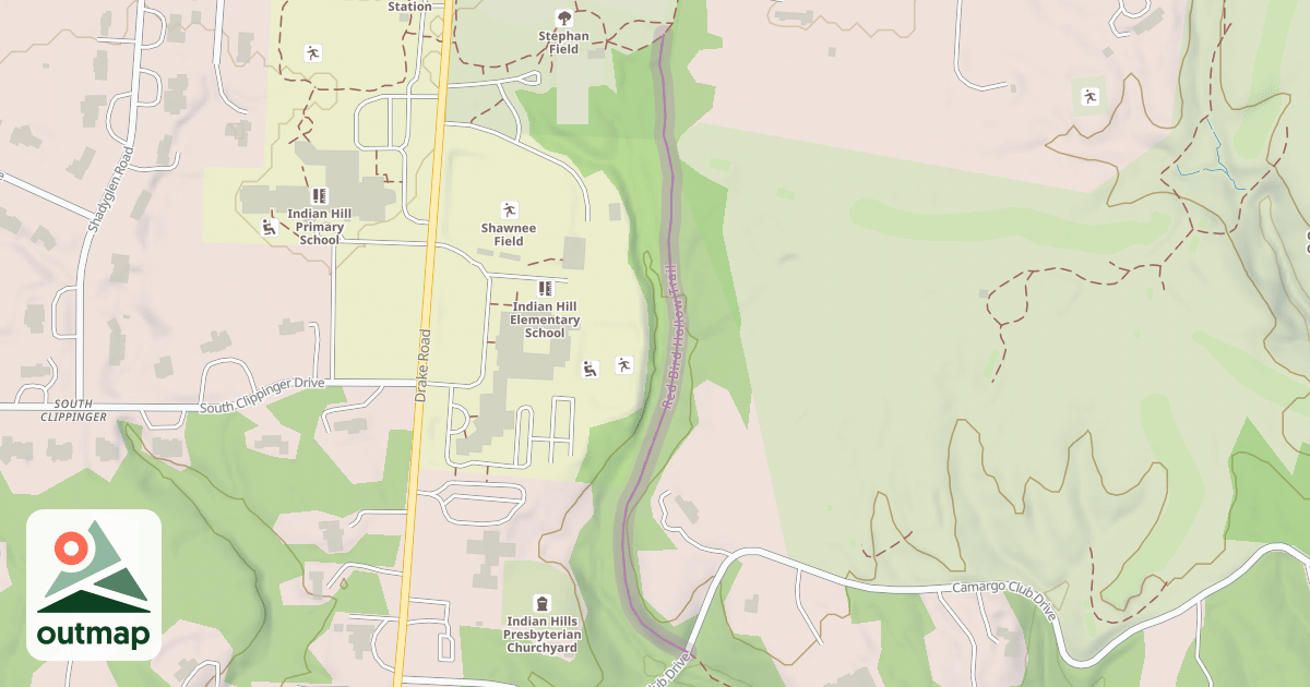 Map of Red Bird Hollow Trail