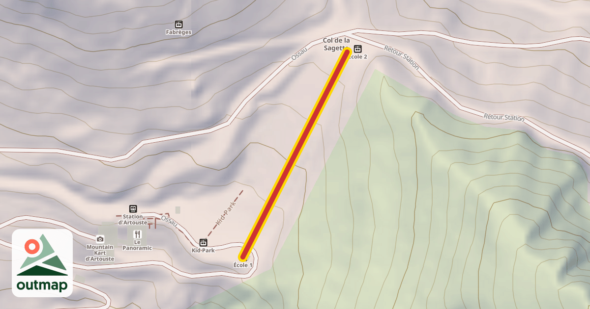 Map of École 1